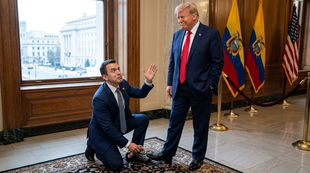 El decreto de la sumisión: Noboa entrega la soberanía y la impunidad al imperio en nombre de la “seguridad”